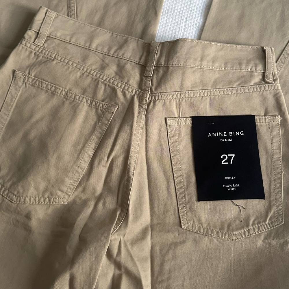 NWT💕 ANINE BING Briley Pant 31” - Oatmeal 27 - Picture 4 of 6